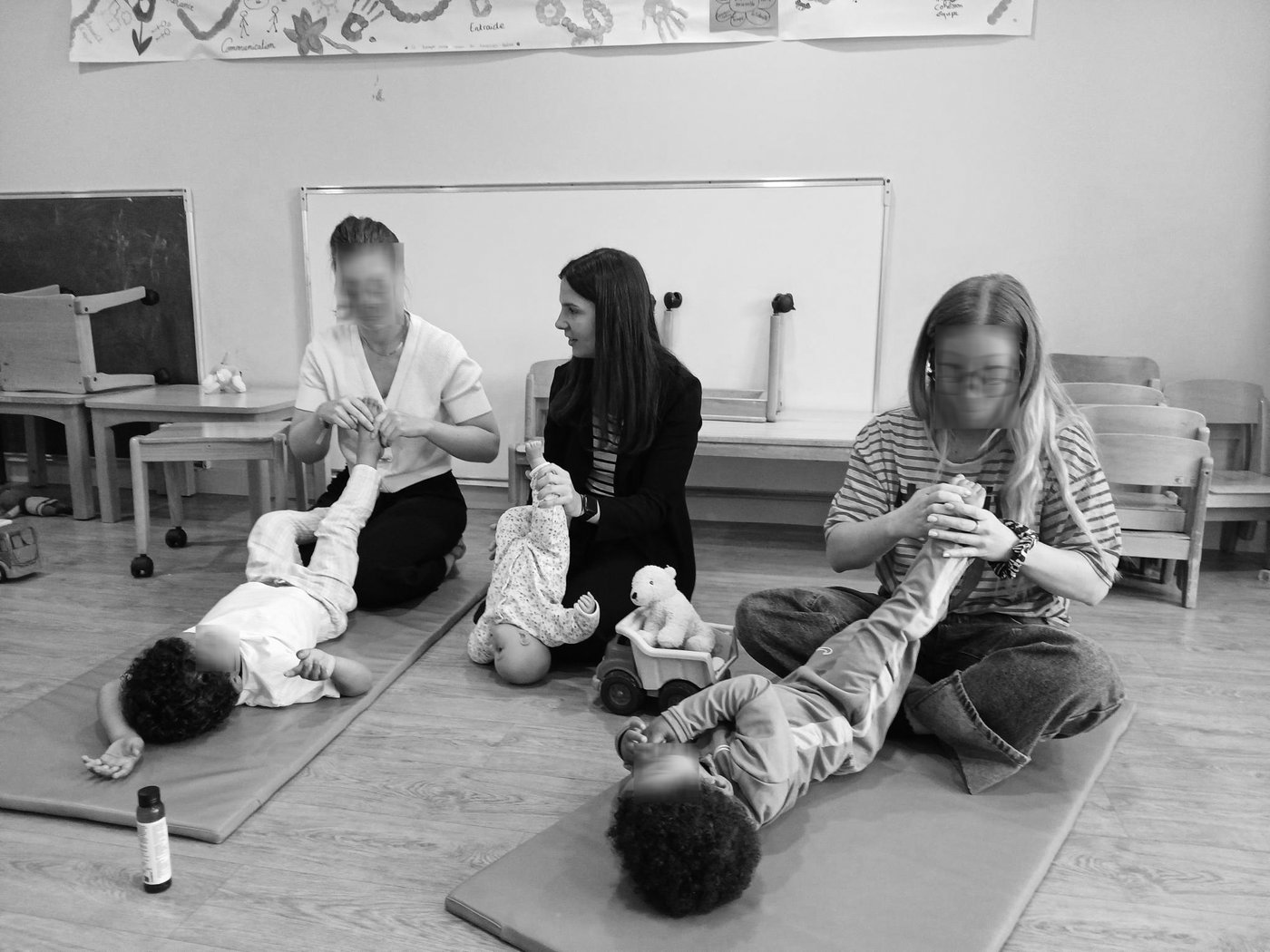 Formation pratique — protocoles de réflexologie bébé