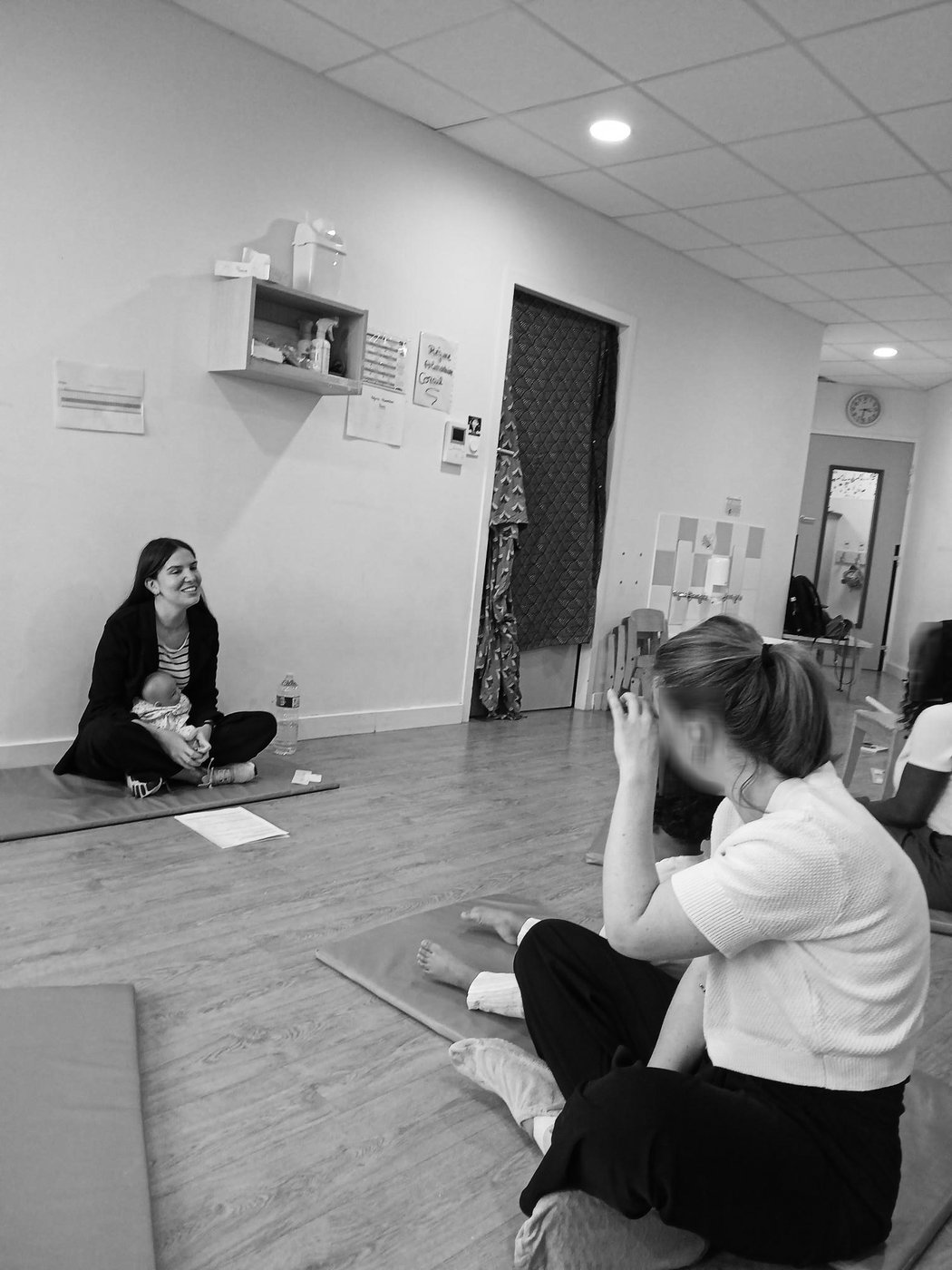 Temps d'échange avec une participante à l'atelier